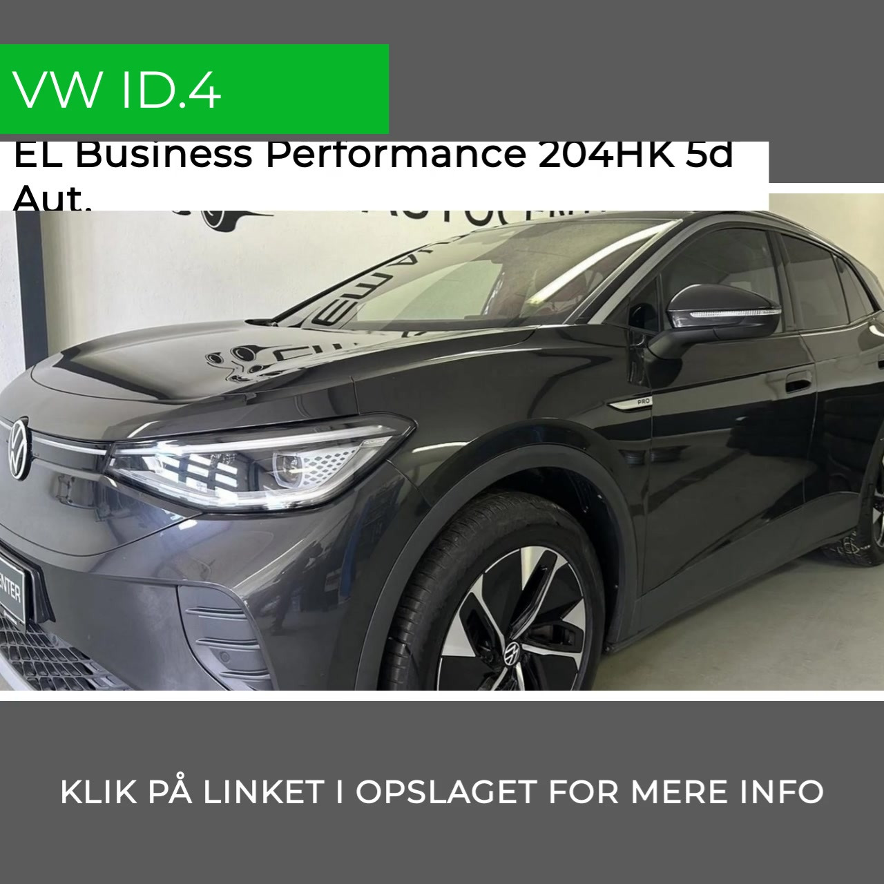 Start ugen med en prøvetur i VW ID.4 hos EM Autocenter ApS