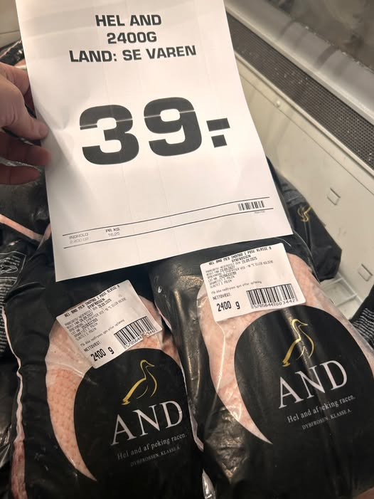 REMA 1000 Hjørring sænker prisen på hel and til kun 39 kr