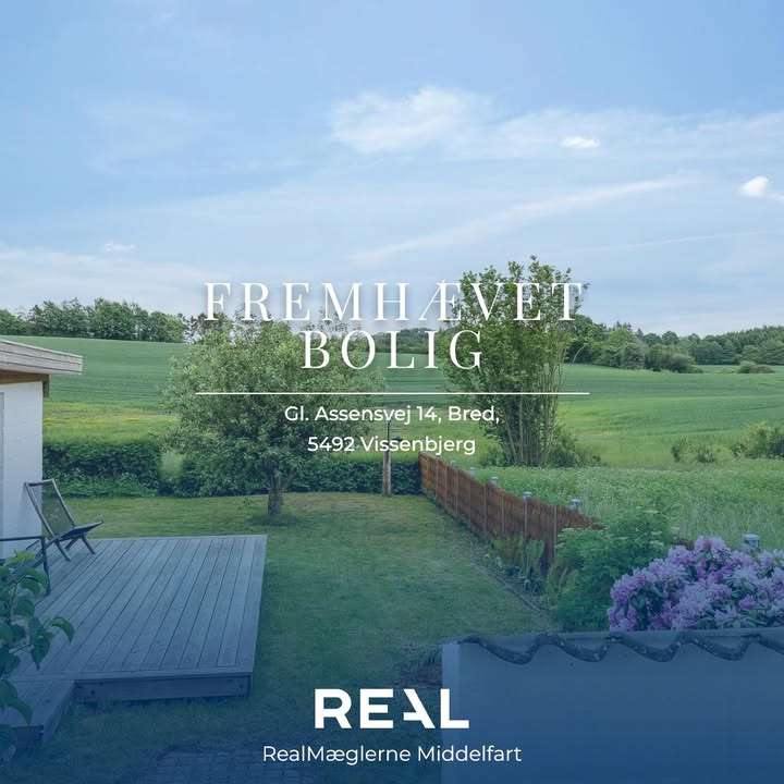Etplansvilla i Vissenbjerg med naturskøn udsigt til salg hos RealMæglerne Middelfart