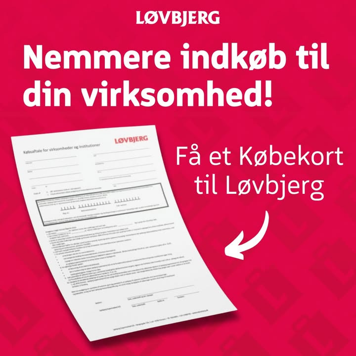 Løvbjerg Frederikshavn tilbyder smart købekort til virksomheder