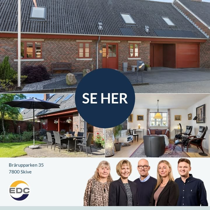 EDC Skive I/S tilbyder velholdt rækkehus i attraktivt område