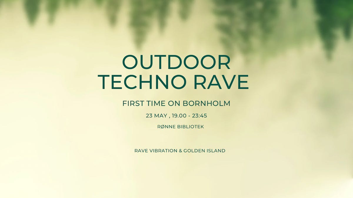 Oplev Bornholms første outdoor techno rave