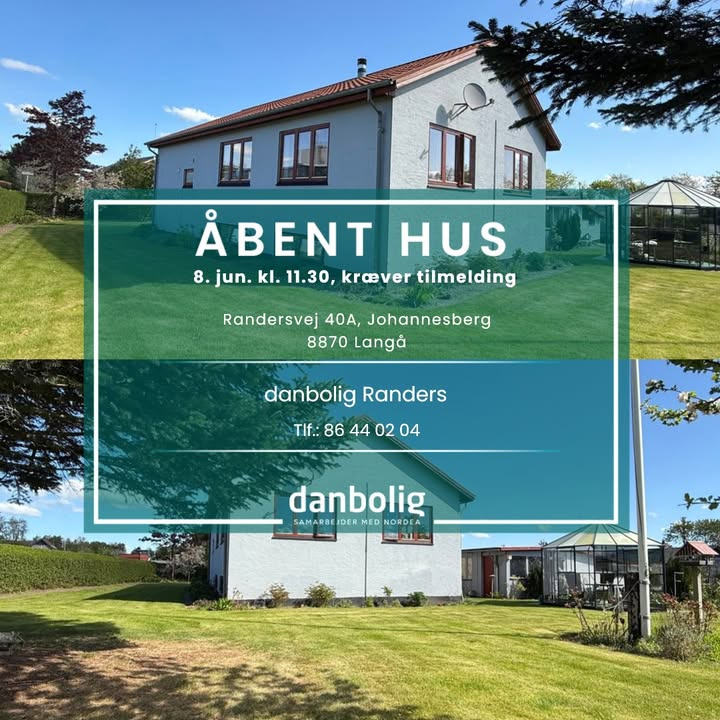 Danbolig Randers inviterer til åbent hus i Johannesberg, Langå