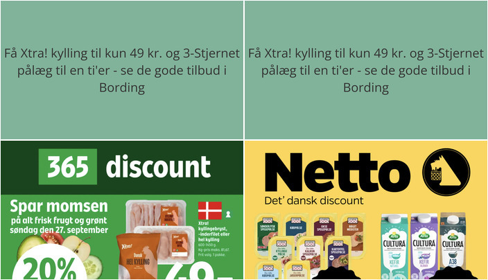 Få Xtra! kylling til kun 49 kr. og 3-Stjernet pålæg til en ti'er - se de gode tilbud i Bording