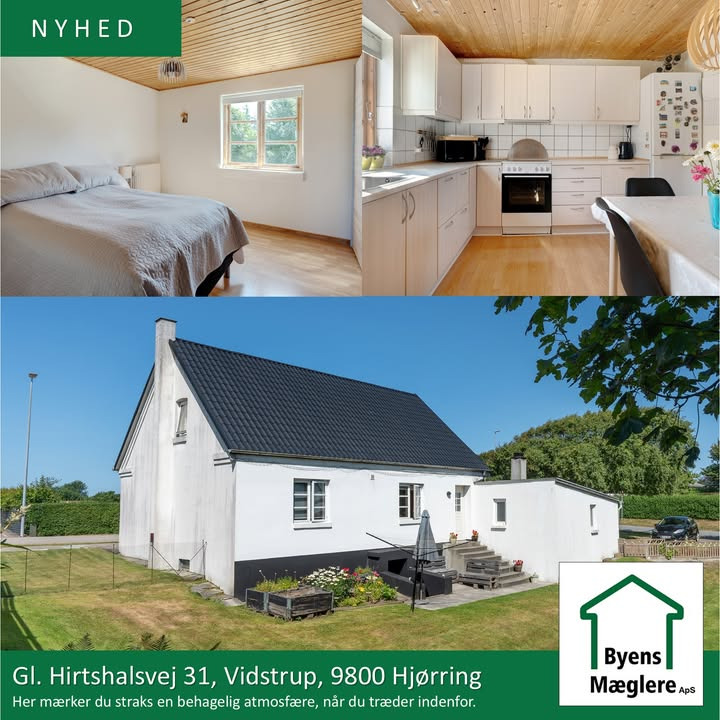 Byens Mæglere ApS, Hjørring præsenterer velholdt villa i Vidstrup til 495.000 kr.