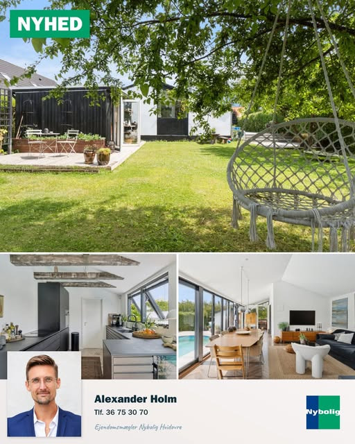 Nybolig Hvidovre - Alexander Holm ApS præsenterer charmerende villa i Hvidovre klar til indflytning