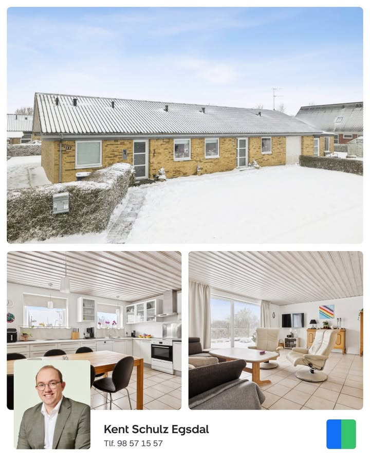 Nybolig Hadsund præsenterer rummelig villa i Øster Hurup tæt på strand og byliv