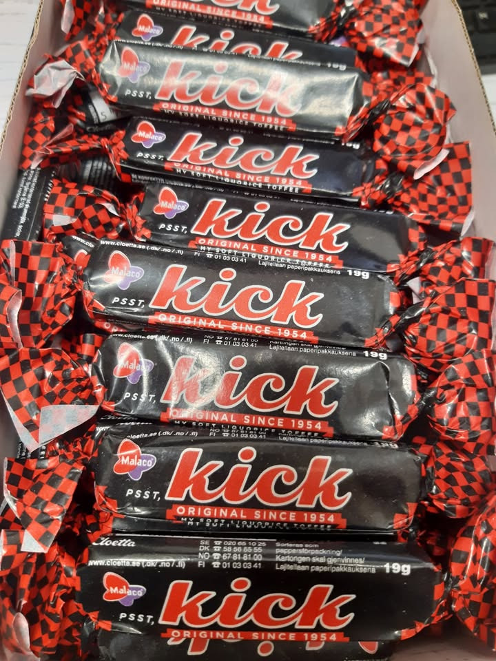 Meny Randers tilbyder lakridsstang til 2 kr. ved pakkeudleveringen