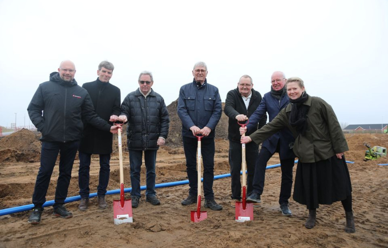 Byggeriet af 36 almene boliger ved Dollerup Sø skudt i gang