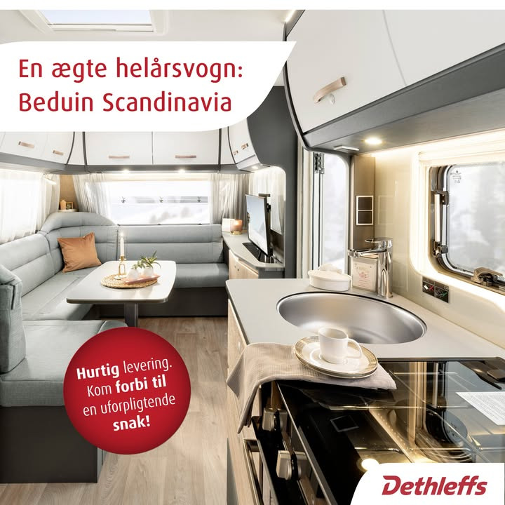 Hygge året rundt med Beduin Scandinavia hos Hinshøj Caravan