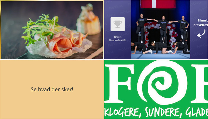 Hvad sker der i Randers i den kommende uge? Fra festlige nytårsmenuer til energisk cheerleading