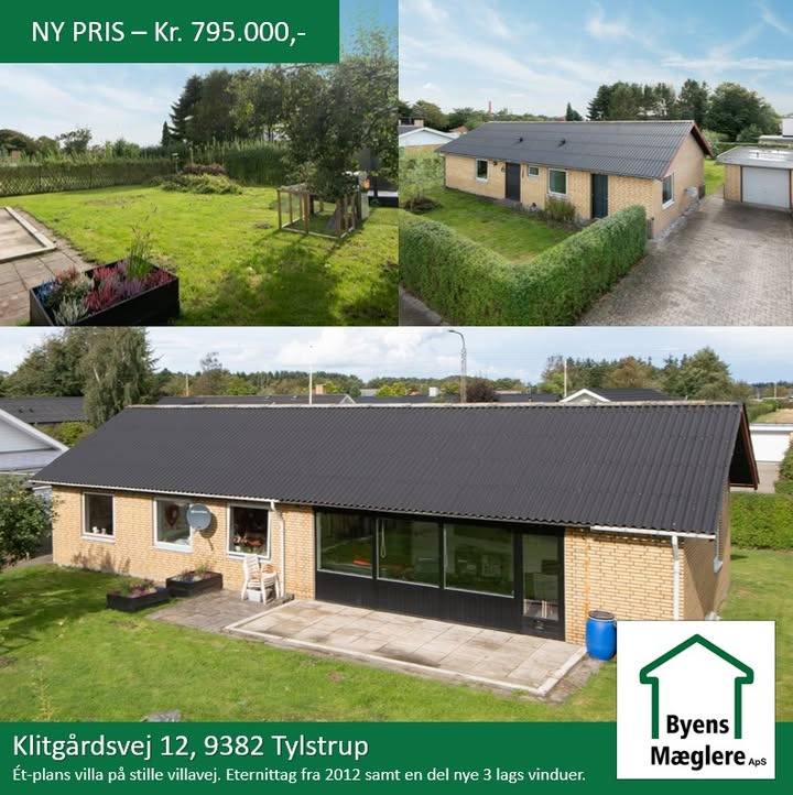 Byens Mæglere ApS sætter prisen ned på villa i Tylstrup med 50.000 kr.
