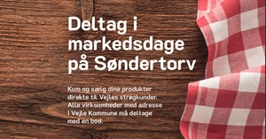 Deltag i markedsdage på Søndertorv Markedsdagene på Søndertorv