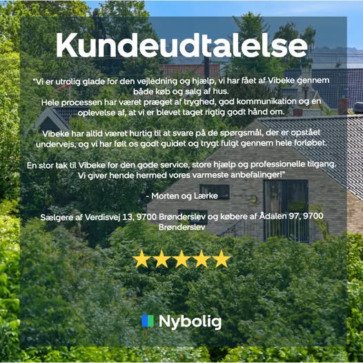 Nybolig Brønderslev & Vrå tilbyder gratis og uforpligtende salgsvurdering