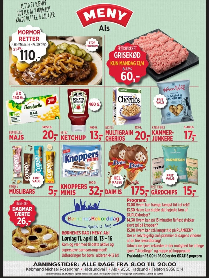 Meny Als præsenterer nye lokale tilbud denne onsdag