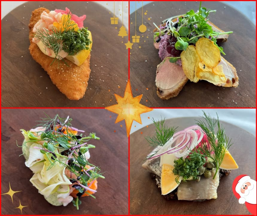 Den Brændende Kærlighed tilbyder lækkert julesmørrebrød til bestilling online