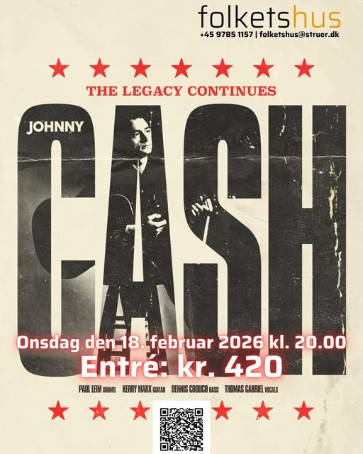 Johnny Cashs arv lever videre i Struer med Thomas Gabriel koncert