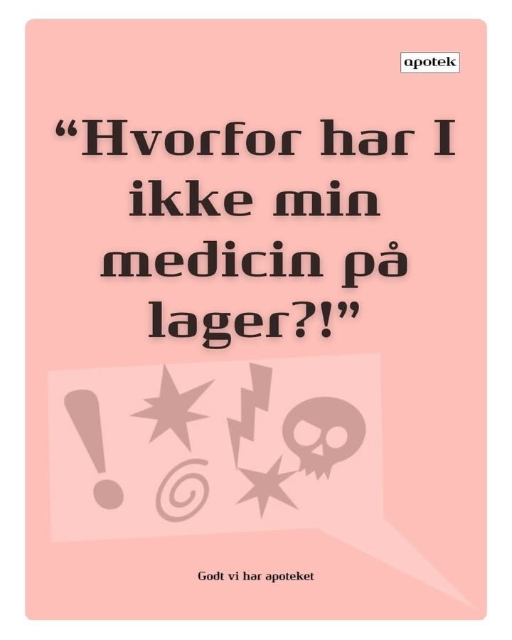 Vejlby Apotek informerer om årsager til leveringsproblemer for lægemidler