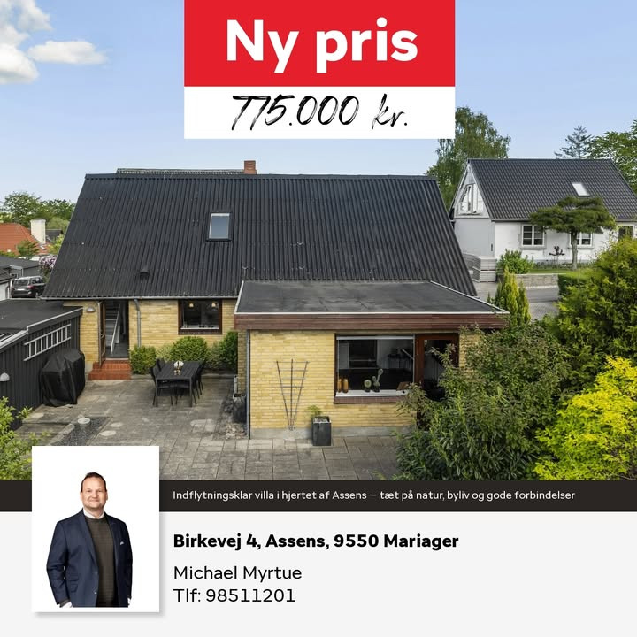 Home Hobro annoncerer ny pris på bolig i Assens, Mariager