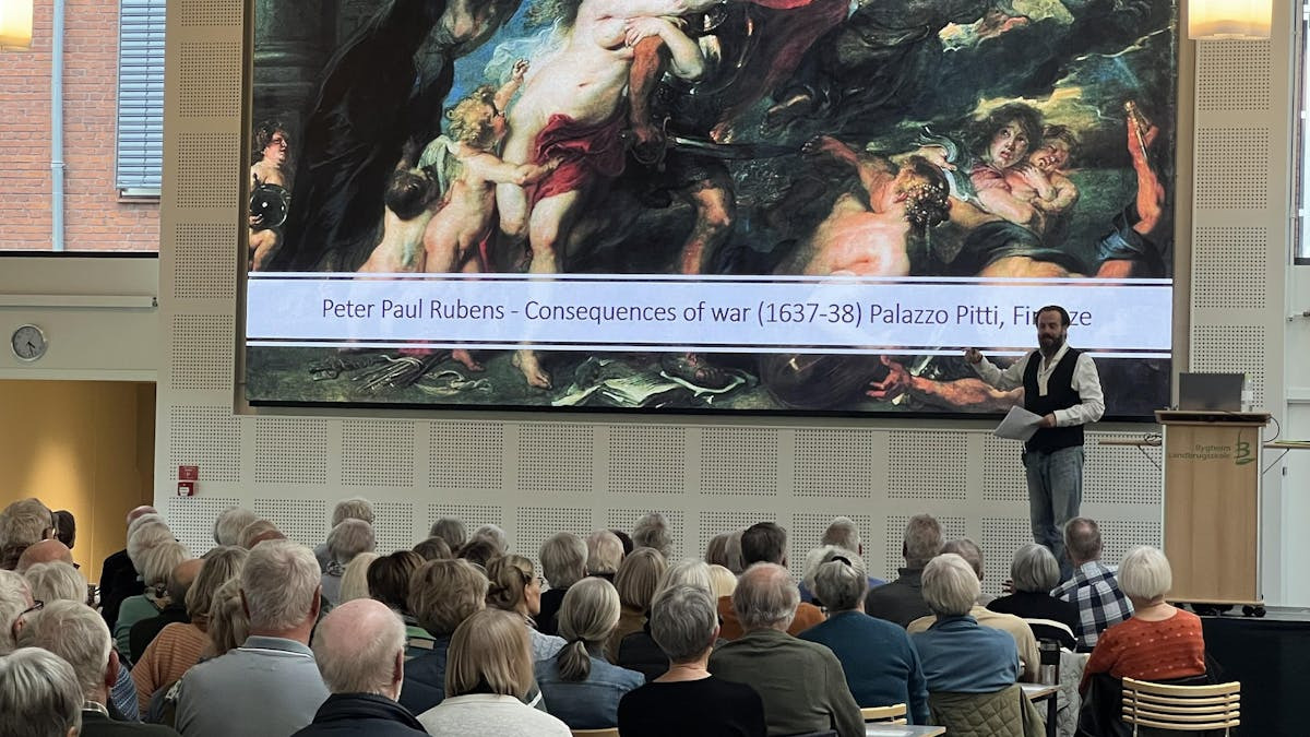 Foredrag om kunstneriske forbindelser: Hitler, Churchill, Picasso og Dali