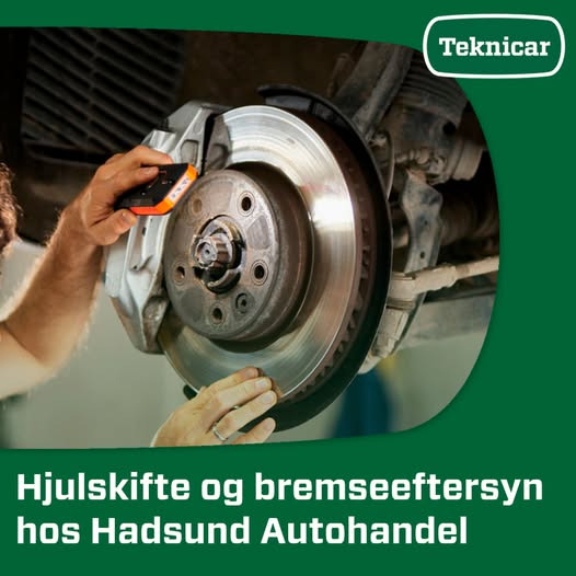Hadsund Autohandel ApS opfordrer til at booke hjulskifte og bremseeftersyn