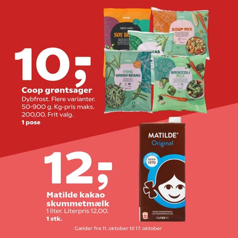 SuperBrugsen Hammerum med gode tilbud på hverdagsfavoritter 11/10-17/10