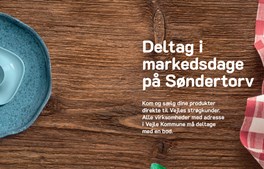 Deltag i markedsdage på Søndertorv Markedsdagene på Søndertorv