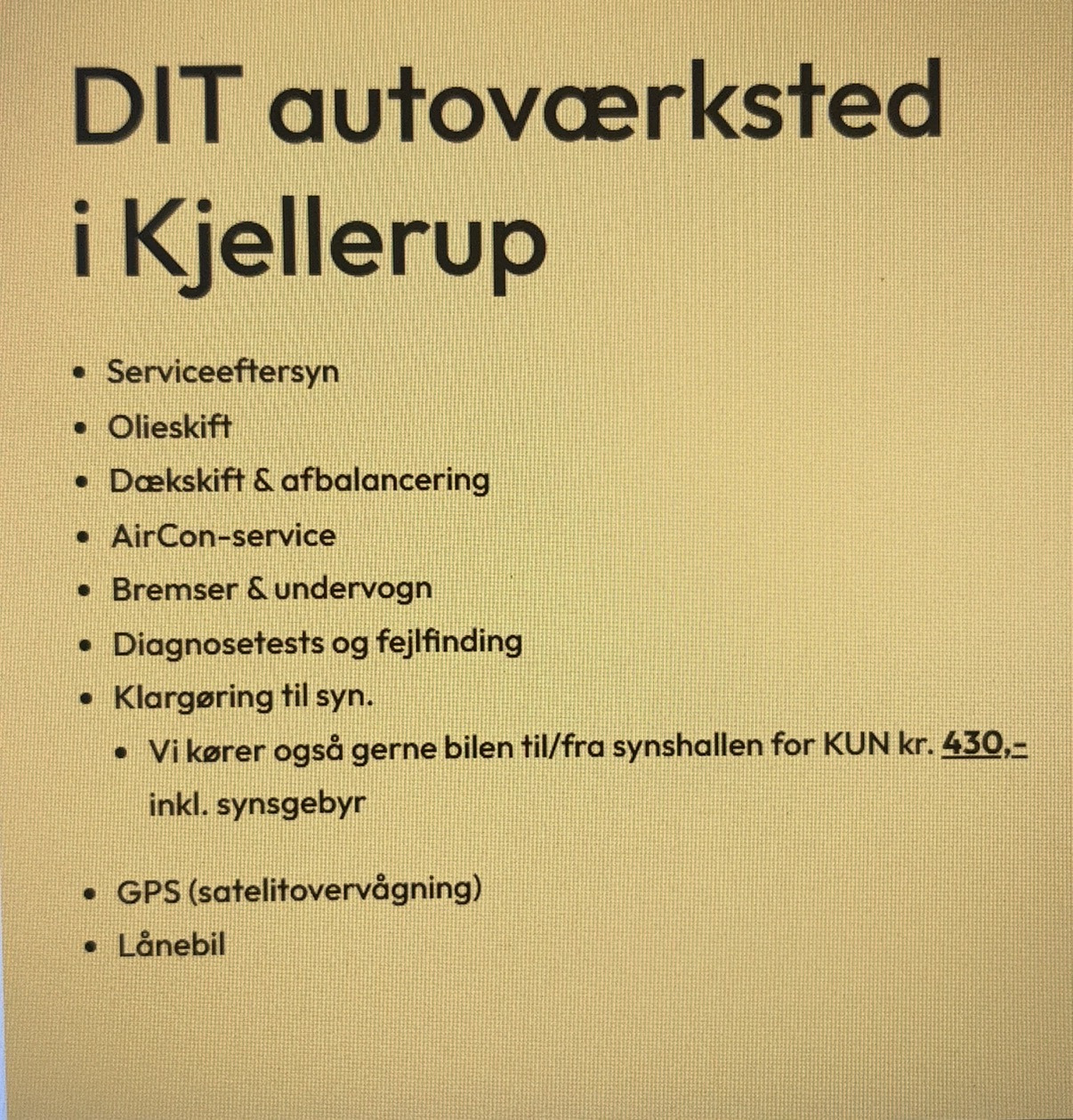 Serviceeftersyn med tryghed og gennemsigtighed hos RS-Service