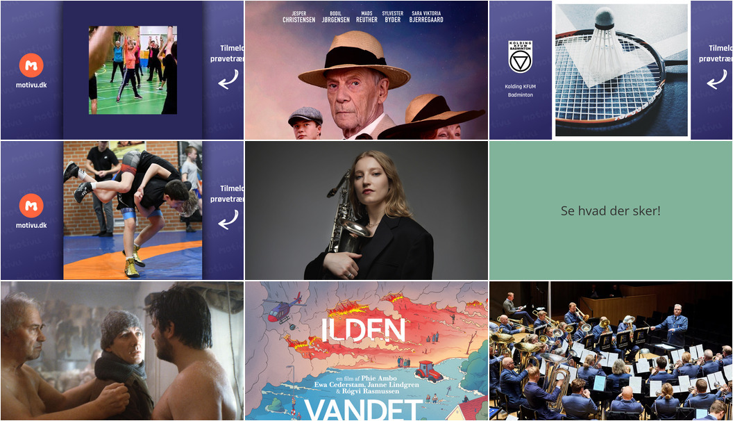 Udforsk Kolding: Fra Musik og Film til Aerobic og Badminton