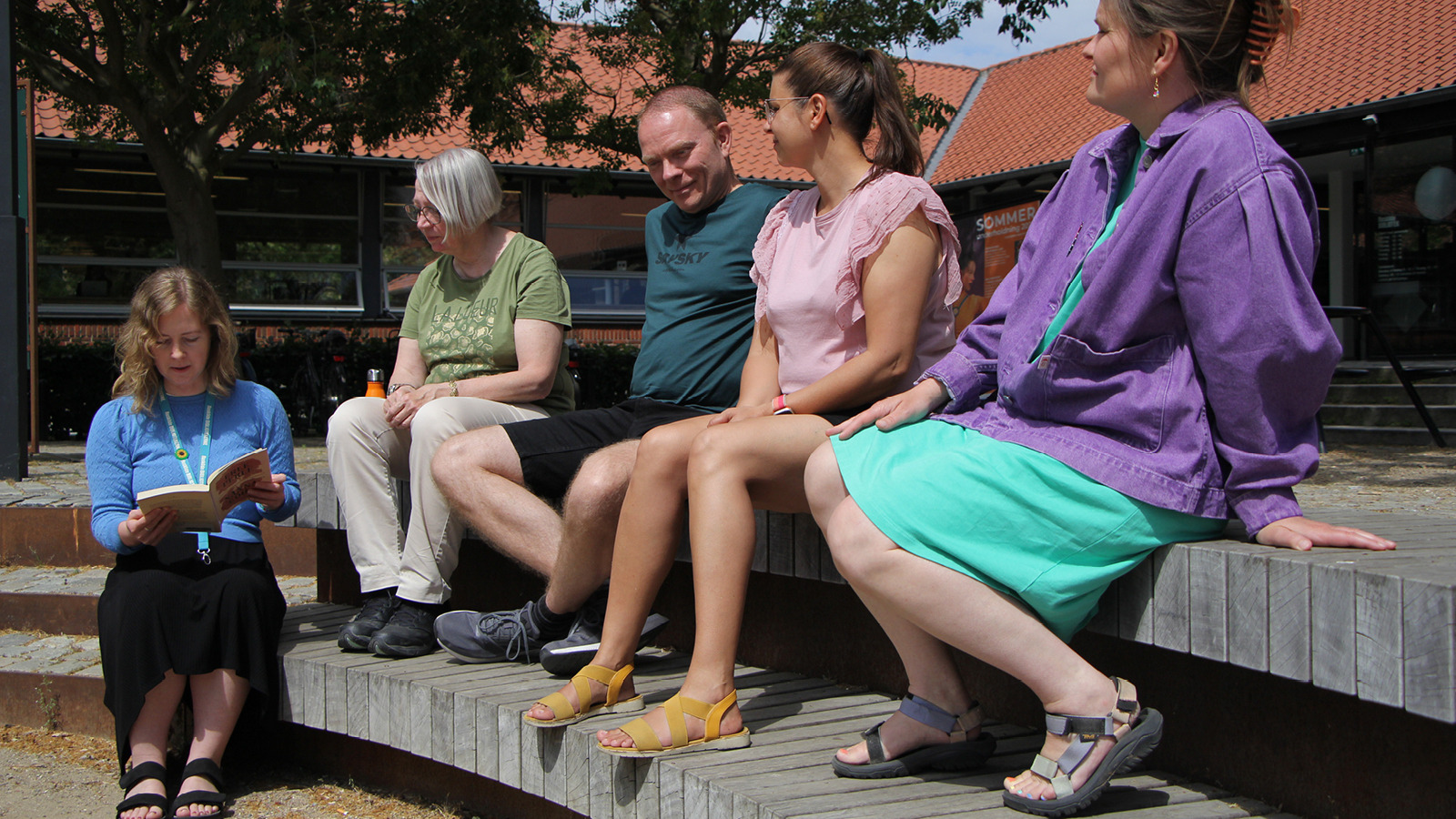 Guidet fælleslæsning på Roskilde Bibliotek