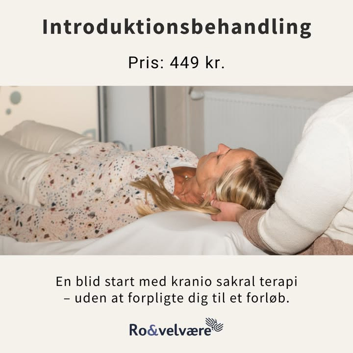 Ro & velvære lancerer åbningstilbud på kranio sakral terapi til voksne
