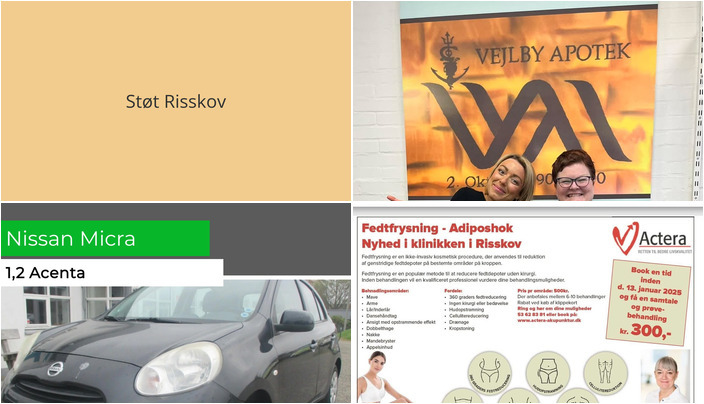 Nyt fra Vejlby Apotek, Oscar Biludlejning og ACTERA Klinik Aarhus v/ Helle Hansen