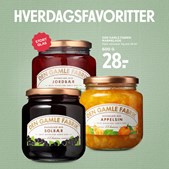 Ostemad med marmelade til tilbudspris hos Meny Randers i denne uge