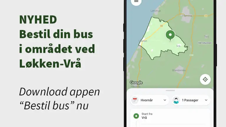 Hjørring Kommune lancerer fleksibel busservice via Bestil Bus-app