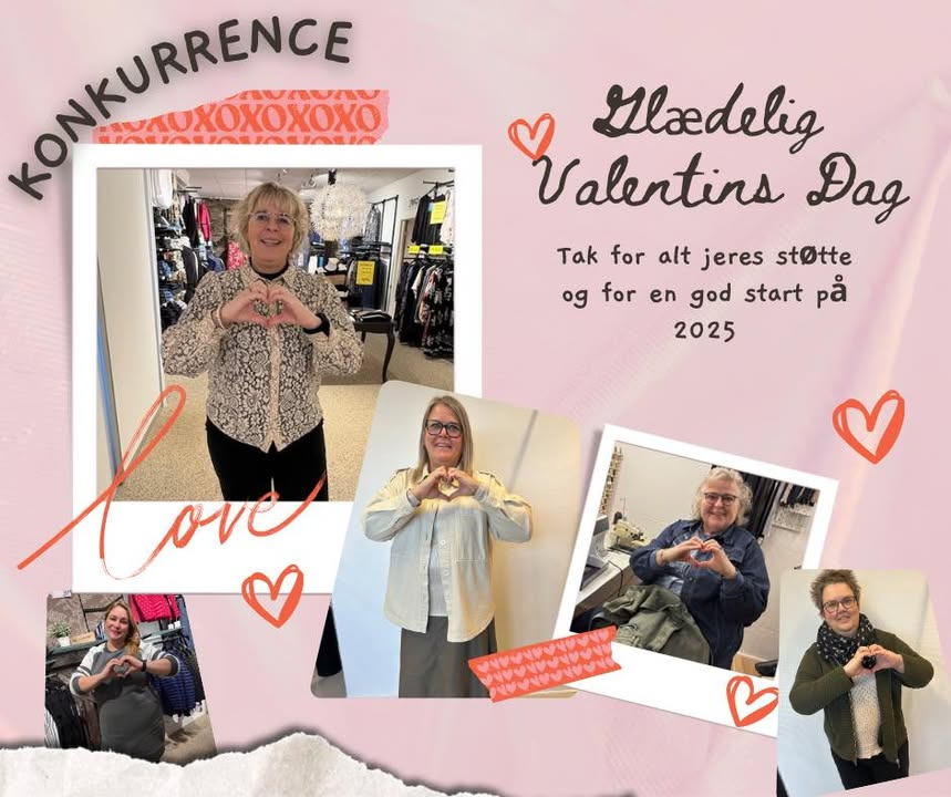 Garderoben lancerer valentins konkurrence med chance for at vinde gavekort i uge 7