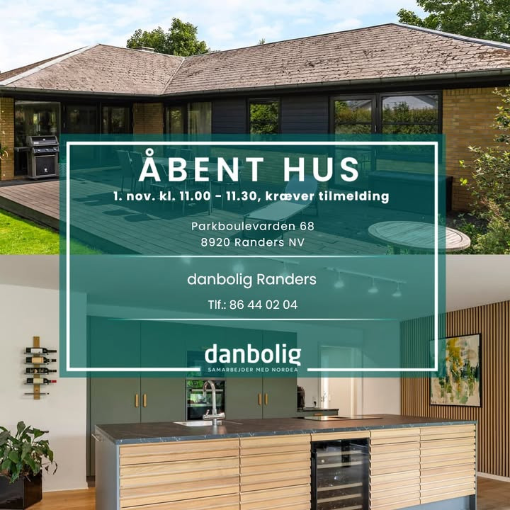 Åbent hus hos danbolig Randers: Rummelig villa til salg i attraktivt kvarter