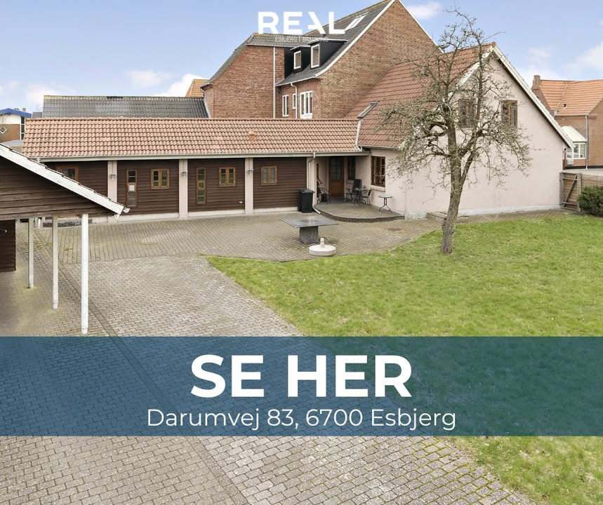 RealMæglerne Esbjerg præsenterer: Skøn villa nær byen med fantastiske udearealer