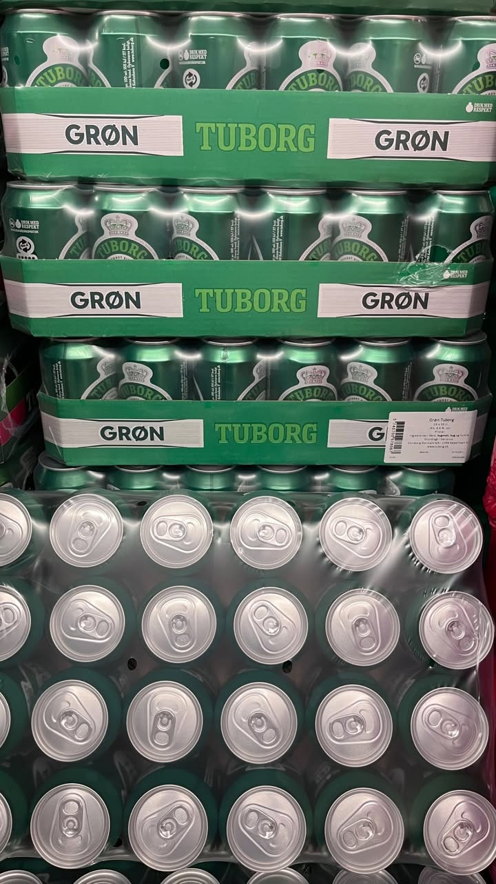 Meny Hobro sænker prisen på Grøn Tuborg: Køb 24 dåser for kun 95 kr.