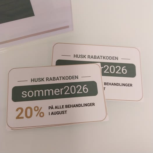Ro & velvære tilbyder 20% på behandling for ondt i nakken i august