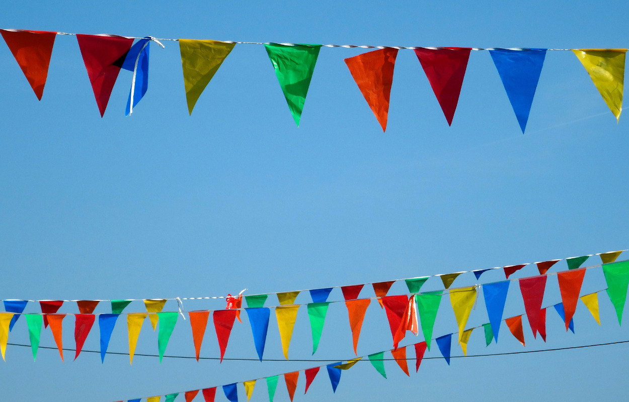 Strikkede vimpler skal pynte over Hestedamsgade