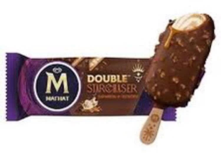 Tilbud på Magnum Double Starchaser hos Min Købmand Øster Bjerregrav: Kasse med 20 stk. for 99,95 kr