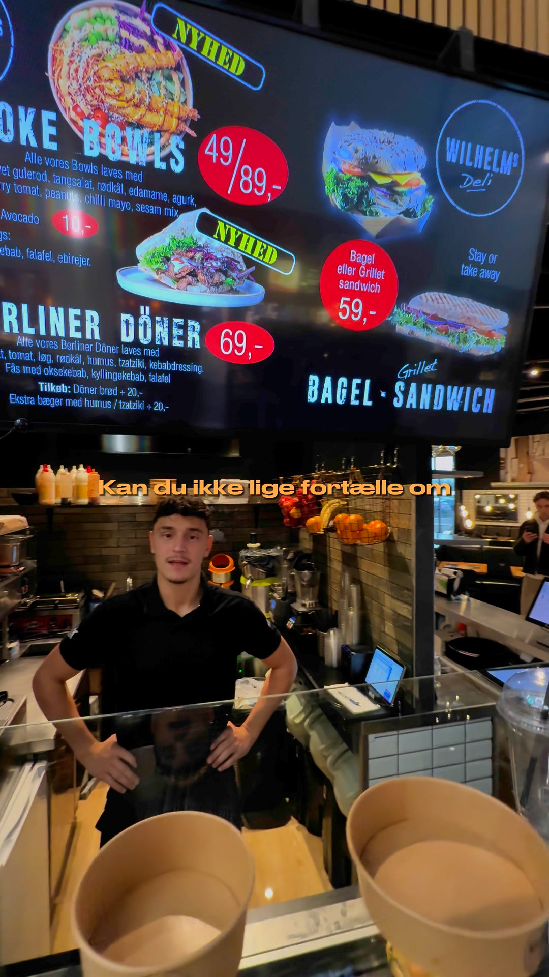 Randers Storcenter frister med lækker mad hos Wilhelm's Deli