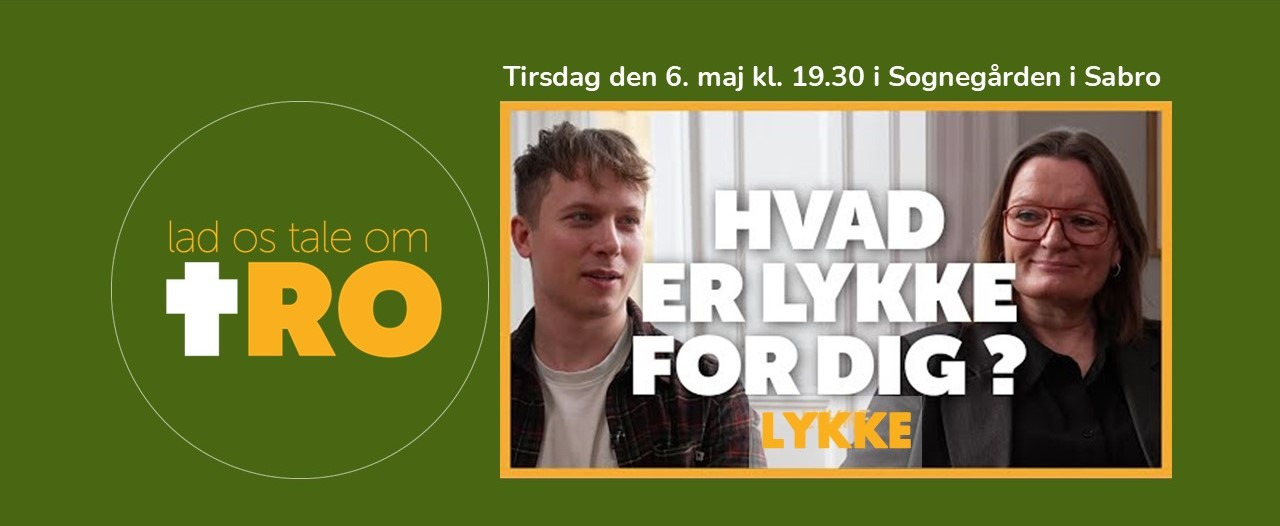 Lad os tale om tro i Sognegården i Sabro
