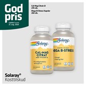 Tilbud på Solaray kosttilskud hos Herning Løve Apotek til ekstra fordelagtige priser lige nu