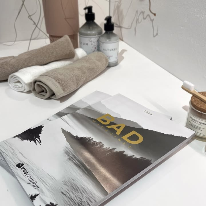 VangVedVængets VVS inviterer til at hente det nye Bad Magasin med inspiration til badeværelset