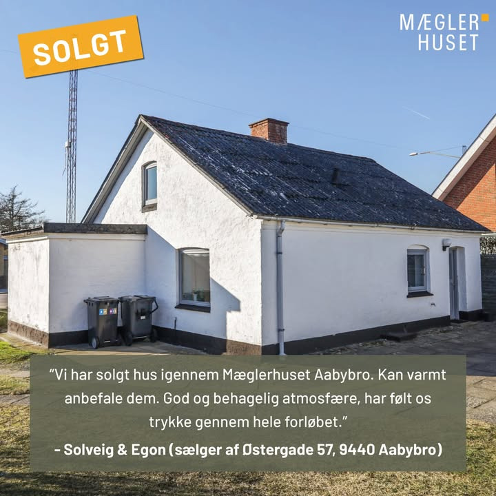 Mæglerhuset - Aabybro fremhæver tilfredshed fra kunderne i Aabybro