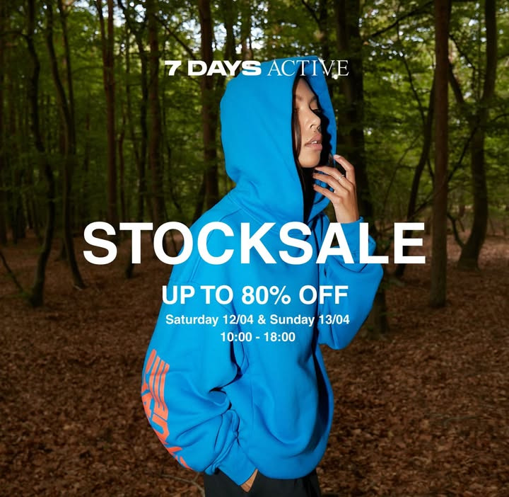 Lagersalg.com præsenterer: Spar op til 80% på 7 DAYS Active i Aarhus denne weekend