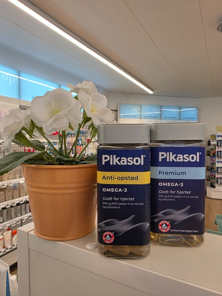 Herning Løve Apotek tilbyder gode priser på omega-3 kosttilskud fra Pikasol