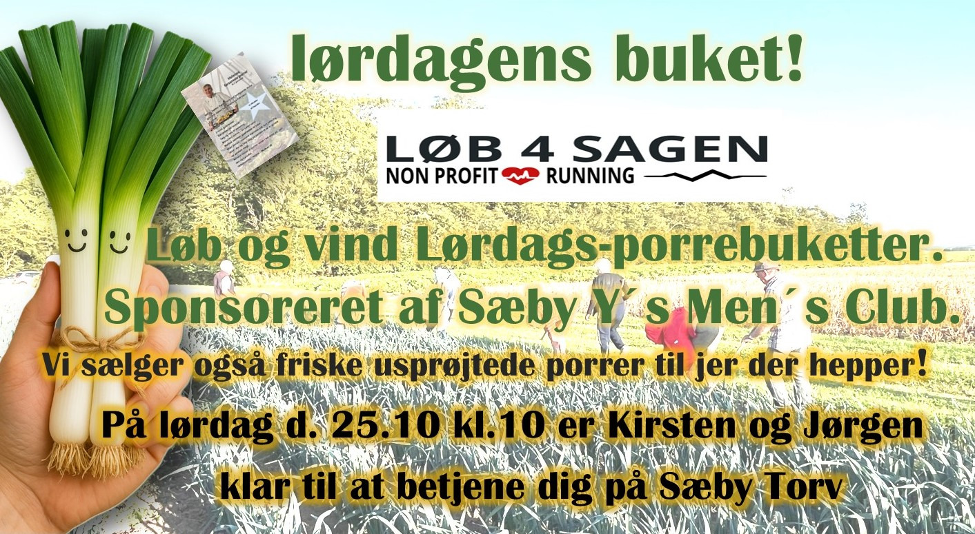 Løb for Sagen! Vind en sponsoreret Lørdags-porrebuket 