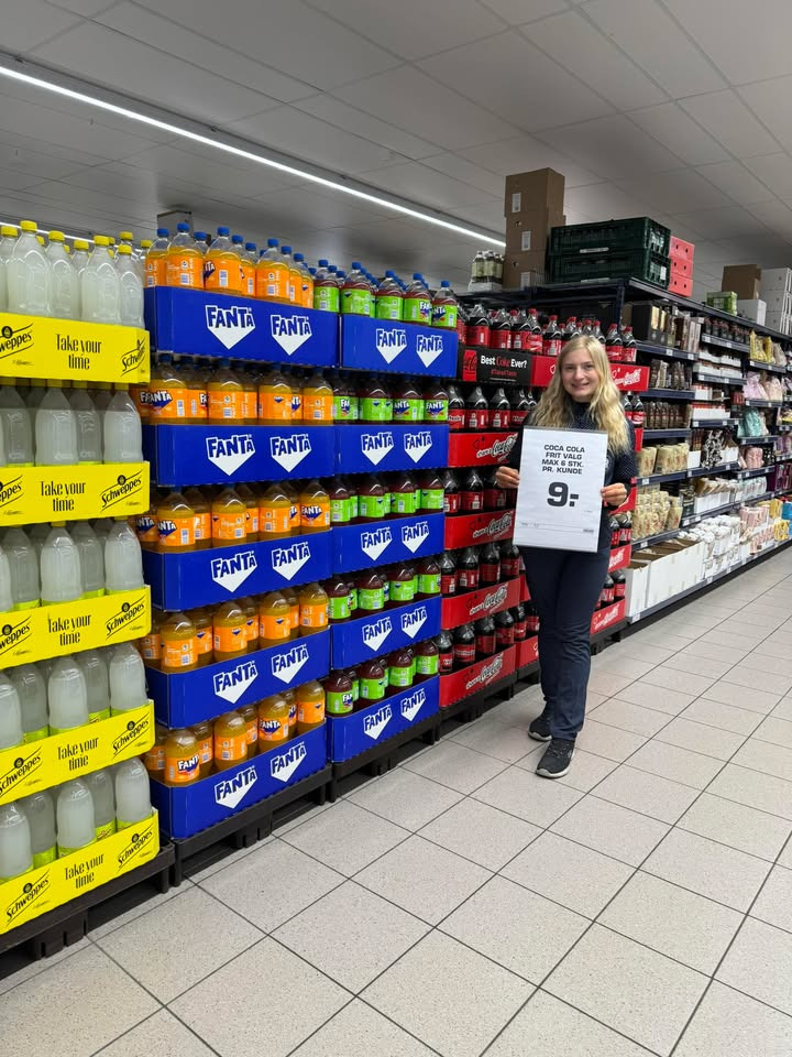 Rema 1000 Karrebækvej tilbyder Coca-Cola til kun 9 kr.